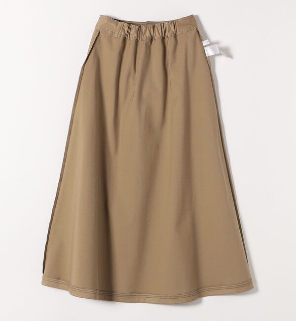 SHIPS any「SHIPS any:〈洗濯機可能〉チノ ステッチ フレア ロング スカート」|フレア|