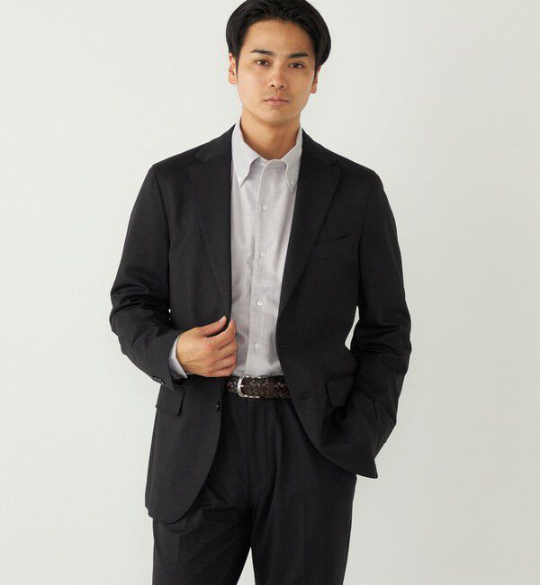 SHIPS Colors 「SHIPS Colors:〈洗濯機可能〉AVANT(R) ストレッチ ジャケット(セットアップ対応)」|テーラードジャケット|ブラック
