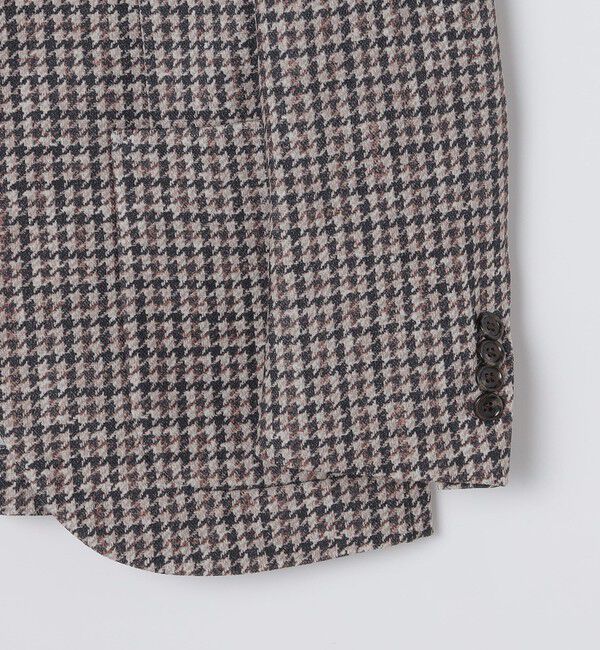 SHIPS「SHIPS: カネマサファブリック ジャージー プリント ガンクラブ ジャケット」|テーラードジャケット|