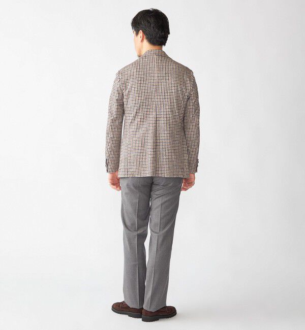 SHIPS「SHIPS: カネマサファブリック ジャージー プリント ガンクラブ ジャケット」|テーラードジャケット|