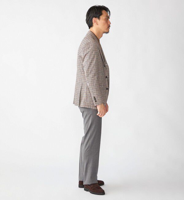 SHIPS「SHIPS: カネマサファブリック ジャージー プリント ガンクラブ ジャケット」|テーラードジャケット|