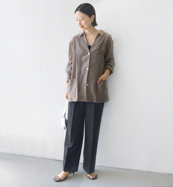 SHIPS for women「〈手洗い可能〉シアー ジャケット 羽織」|その他|