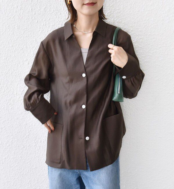 SHIPS for women「〈手洗い可能〉シアー ジャケット 羽織」|その他|