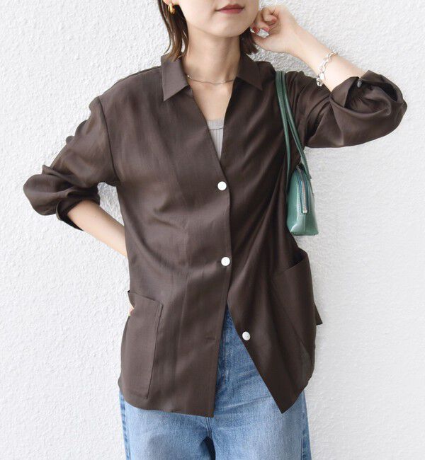 SHIPS for women「〈手洗い可能〉シアー ジャケット 羽織」|その他|