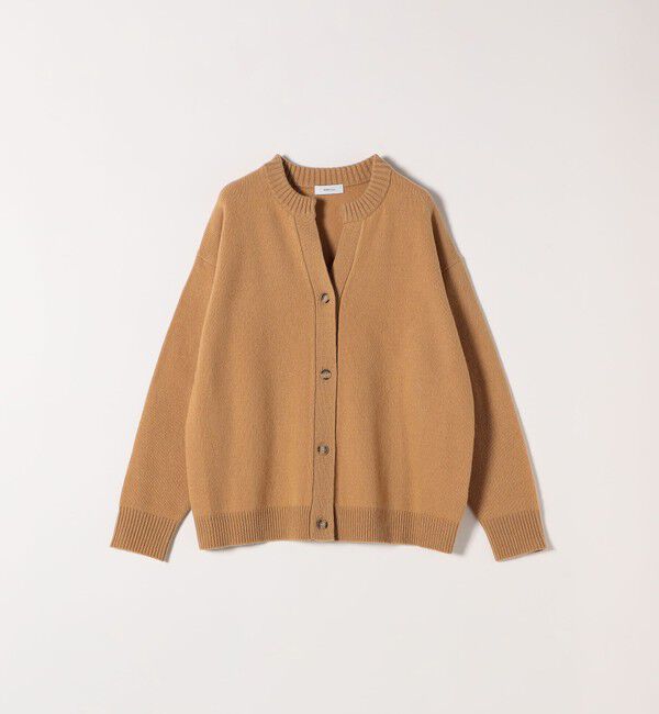 SHIPS any「SHIPS any:〈手洗い可能〉AQUA カシミヤ ミックス スキッパー カーディガン」|カーディガン|