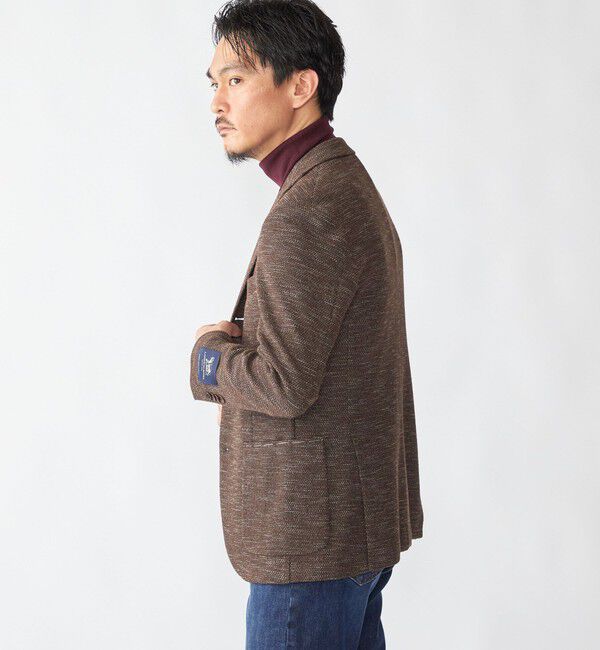 SHIPS「SHIPS: LANIFICIO ROMA メランジ ソリッド ジャケット」|テーラードジャケット|