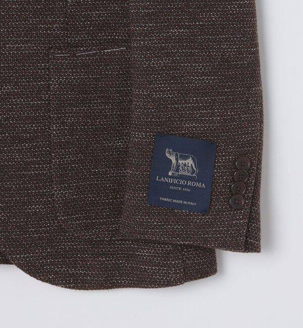 SHIPS「SHIPS: LANIFICIO ROMA メランジ ソリッド ジャケット」|テーラードジャケット|