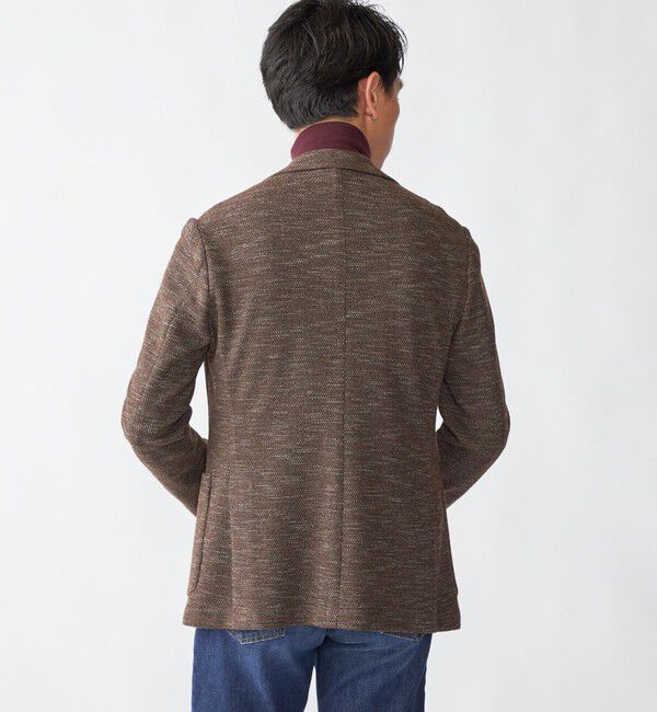 SHIPS「SHIPS: LANIFICIO ROMA メランジ ソリッド ジャケット」|テーラードジャケット|