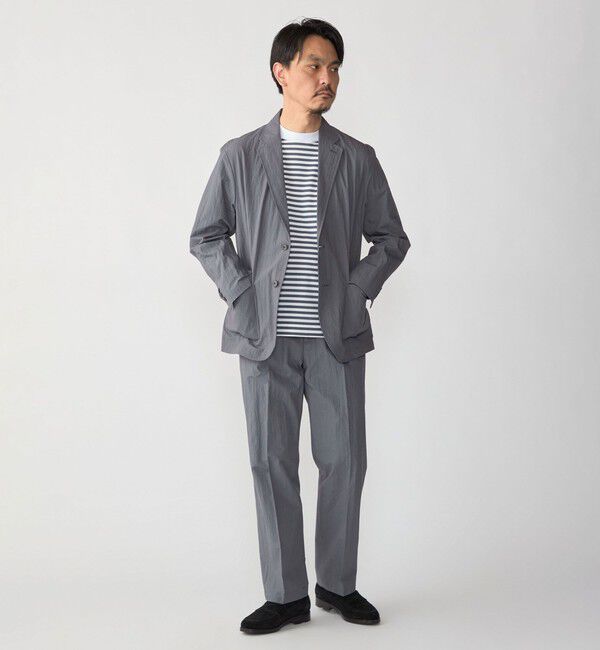 SHIPS「SHIPS: ハイゲージ クルーネック ロングスリーブ Tシャツ」|Tシャツ・カットソー|