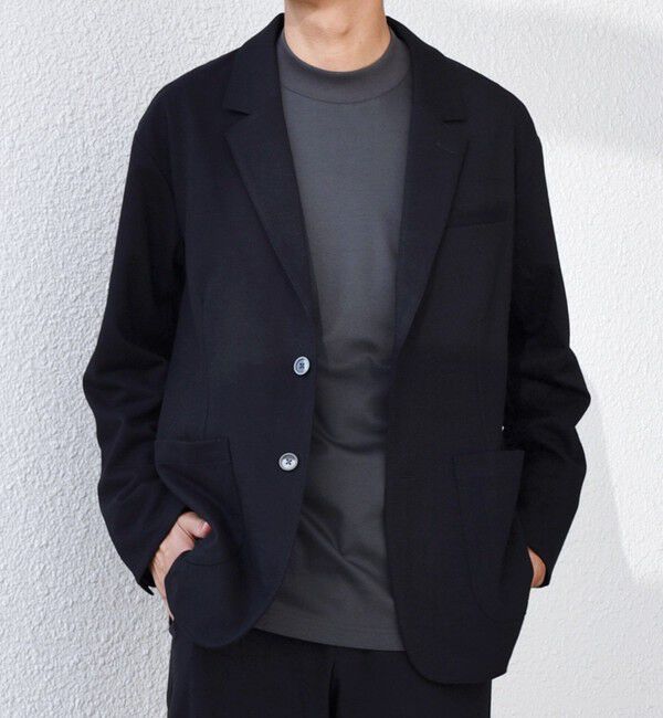 SHIPS any「SHIPS any: 360&deg; THE CIRCLE STRETCH ウールライク ジャケット(セットアップ対応)◇」|テーラードジャケット|