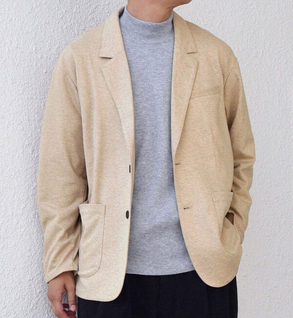 SHIPS any「SHIPS any: 360&deg; THE CIRCLE STRETCH ウールライク ジャケット(セットアップ対応)◇」|テーラードジャケット|