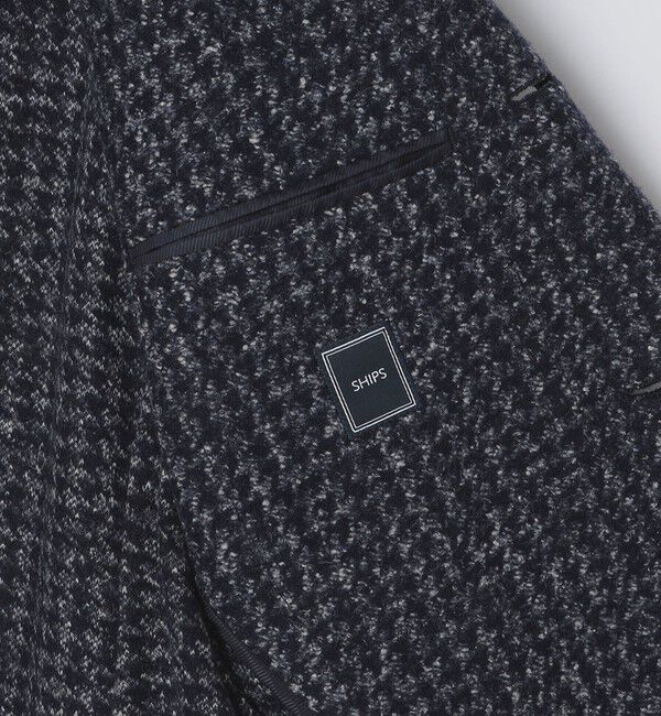 SHIPS「SHIPS:〈FUNCTION〉RANIFICIO ROMA ハウンドトゥース ジャケット」|テーラードジャケット|