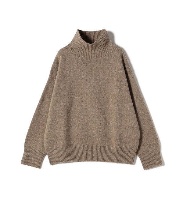 SHIPS for women「【SHIPS別注】ISLAND TIEDS:〈手洗い可能〉タートルネック ニット」|ニット・セーター|カーキ