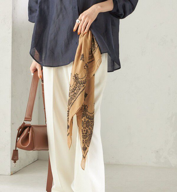 SHIPS for women「【一部SHIPS別注】destin: バンダナ カレ 90&times;90」|バンダナ・スカーフ|