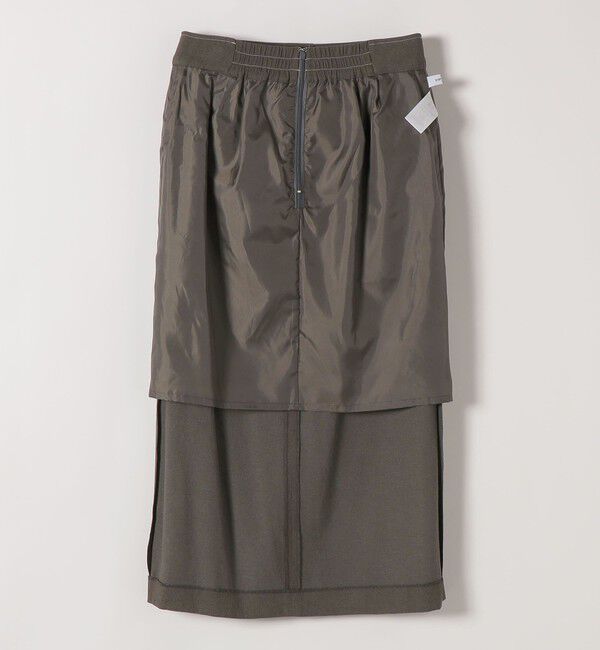 SHIPS any「SHIPS any:〈洗濯機可能〉リネンミックス ボタン デザイン タイト スカート」|タイト|