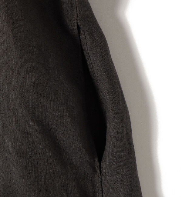 SHIPS for women「《予約》TICCA:〈手洗い可能〉リネン ツイスト スリーブ ワンピース」|ワンピース|