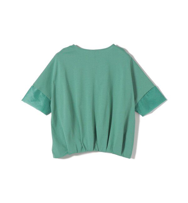 SHIPS for women「〈接触冷感 / 手洗い可能〉裾 バルーン シアー ドッキング プルオーバー」|Tシャツ・カットソー|