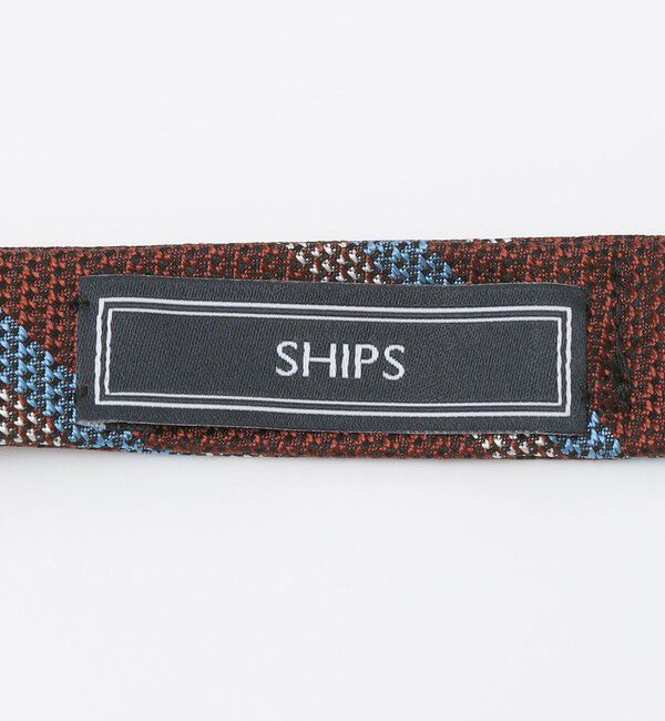 SHIPS「SHIPS: シルク バスケット レジメンタルストライプ ボウタイ」|ネクタイ・蝶ネクタイ|