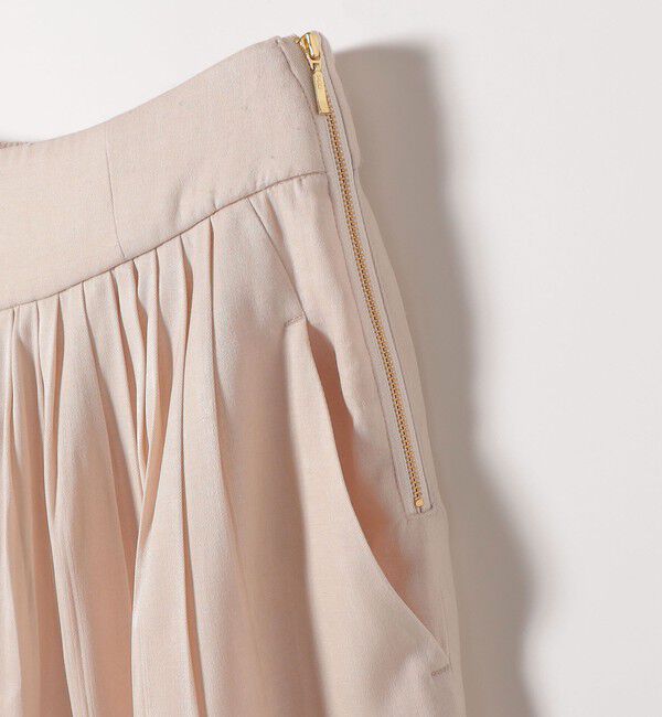 SHIPS any「《予約》SHIPS any:〈洗濯機可能〉シャンブレー タック ガウチョ パンツ」|その他|