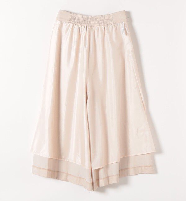 SHIPS any「《予約》SHIPS any:〈洗濯機可能〉シャンブレー タック ガウチョ パンツ」|その他|