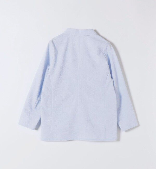 quaranciel「《予約》quaranciel:〈手洗い可能〉シアー カラミ テーラード ダブル ジャケット」|その他|