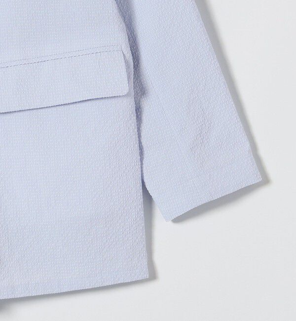 quaranciel「《予約》quaranciel:〈手洗い可能〉シアー カラミ テーラード ダブル ジャケット」|その他|