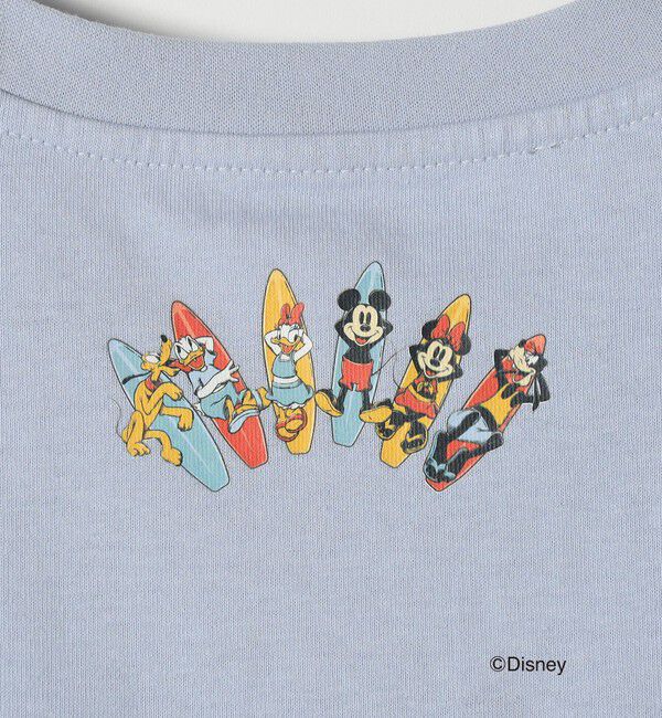 SHIPS Colors 「SHIPS Colors:〈洗濯機可能〉リンク ミッキー サーフ Tシャツ」|Tシャツ・カットソー|