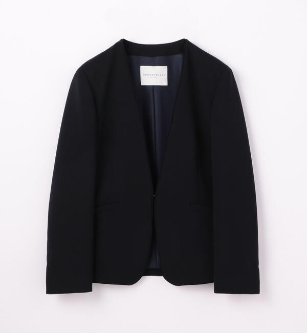 Ballsey「ドライダブルクロス ノーカラージャケット」|ノーカラージャケット|