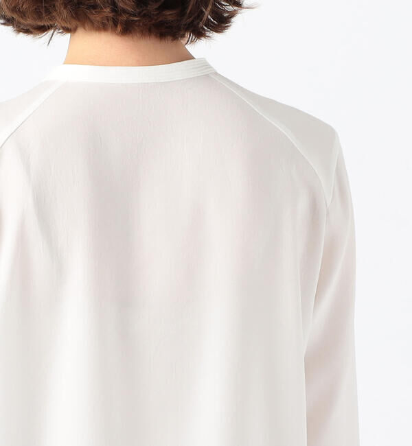 TOMORROWLAND collection「ポリエステルアムンゼン ボウタイブラウス」|シャツ・ブラウス|