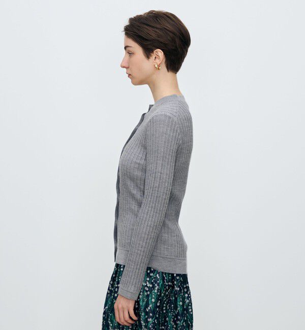 TOMORROWLAND collection「カシミヤシルクリブ クルーネックカーディガン」|カーディガン|
