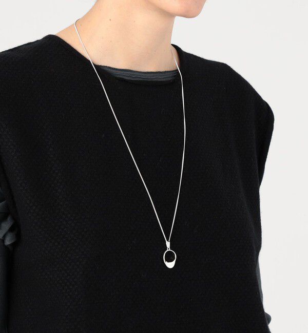 TOMORROWLAND GOODS「Nina&Jules Twisted Oval シルバーネックレス」|ネックレス|