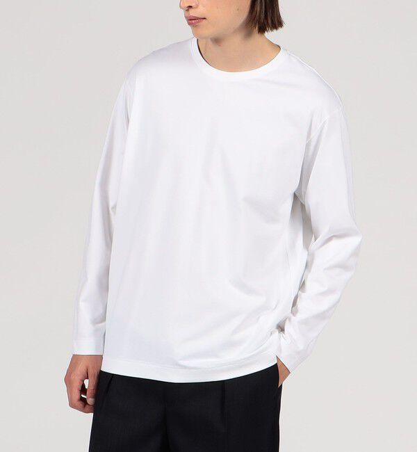 TOMORROWLAND MENS「スビンコットン クルーネックプルオーバー」|Tシャツ・カットソー|