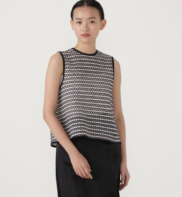 TOMORROWLAND collection「クロッシュトリコット フロンタブルトップス」|その他|