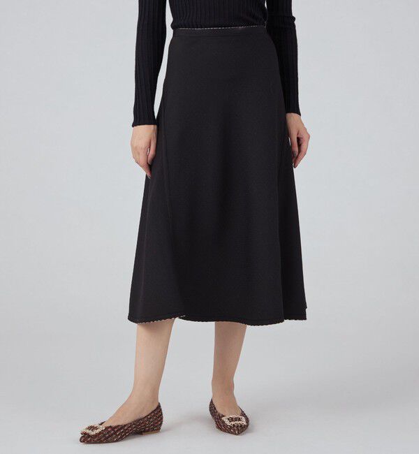 TOMORROWLAND collection「タッターギンガムリバー サークルスカート」|フレア|