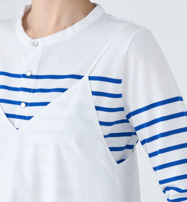 MACPHEE「【WEB限定】クリスピータフタ ティアードキャミソールワンピース」|ワンピース|