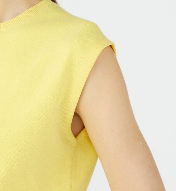 Ballsey「ハイゲージコットン ノースリーブプルオーバー」|ニット・セーター|