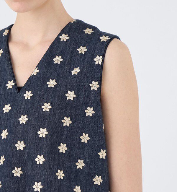 TOMORROWLAND collection「ドレフルールデニム フロンタブルジレ」|ベスト・ジレ|