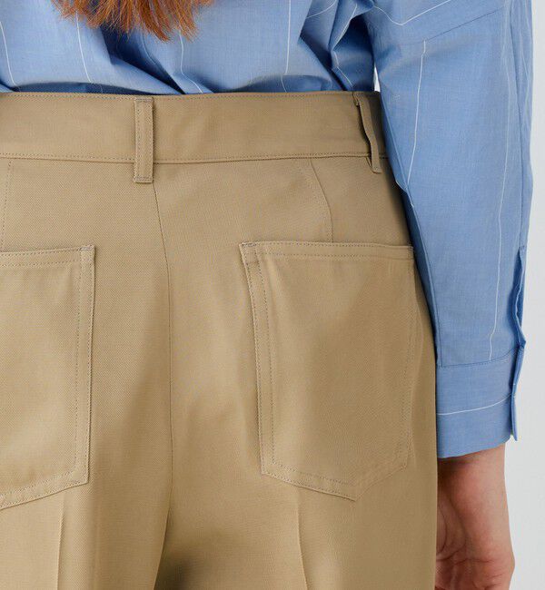 GALERIE VIE「シルキートリコチン ストレートパンツ」|その他|