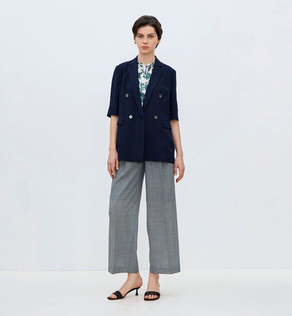 TOMORROWLAND collection「【一部WEB先行予約】レーヨンリネンオックス ハーフスリーブジャケット」|テーラードジャケット|