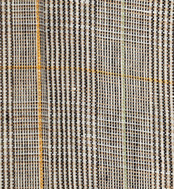 TOMORROWLAND MENS「リネン グレンチェック シングルブレステッド 3Bジャケット」|テーラードジャケット|