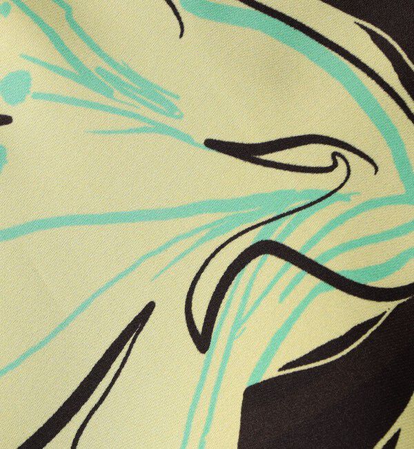 Ballsey「ビビフラワープリント マーメイドスカート」|フレア|