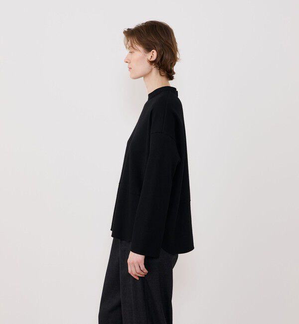 GALERIE VIE「ウールミルドスムース バックオープンシャツ」|シャツ・ブラウス|
