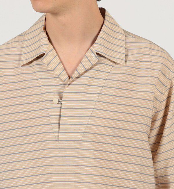 TOMORROWLAND MENS「セルロールポリエステル スキッパー プルオーバーシャツ」|シャツ・ブラウス|