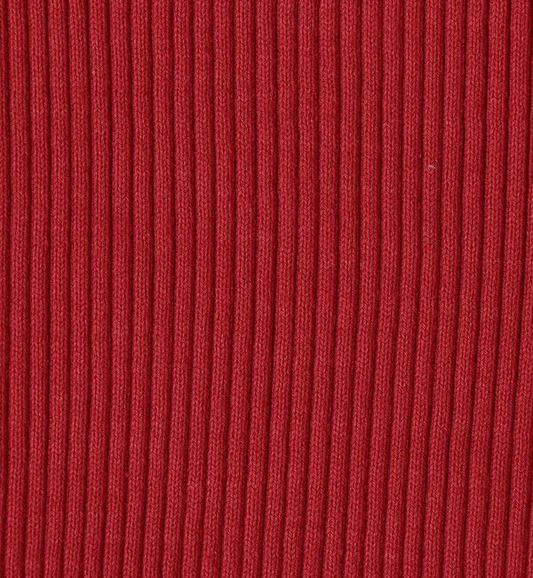 MACPHEE「コットンリブ Vネックカーディガン」|カーディガン|