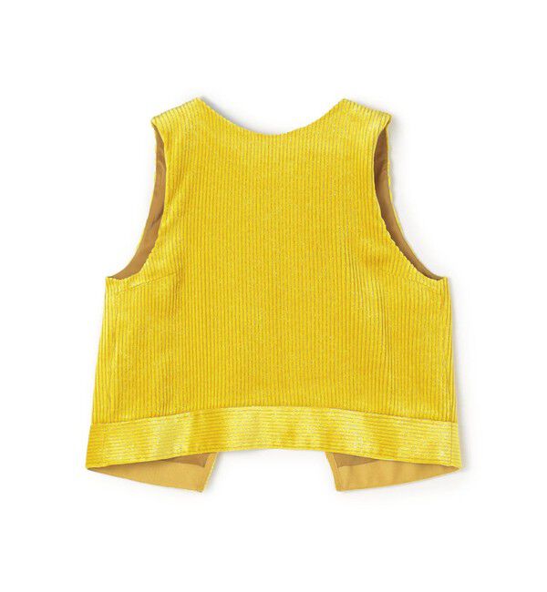 Ballsey「ラメコーデュロイ フロンタブルトップス」|シャツ・ブラウス|23 イエロー