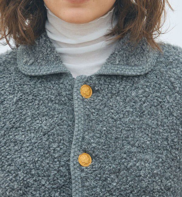 MACPHEE「ムートン ショートジャケット」|カーディガン|