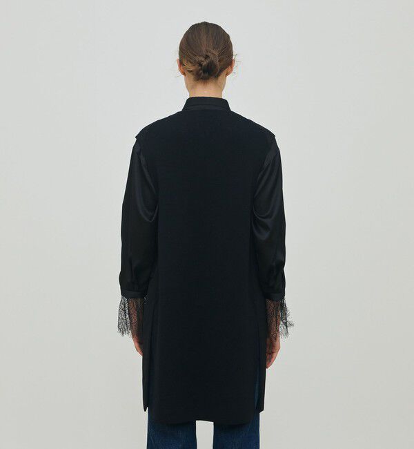 DES PRES「ウールファブリックコンビ ロングジレ」|ベスト・ジレ|