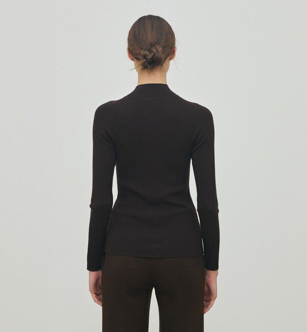 DES PRES「ウーステッドウールファインリブ Vネックプルオーバー」|ニット・セーター|