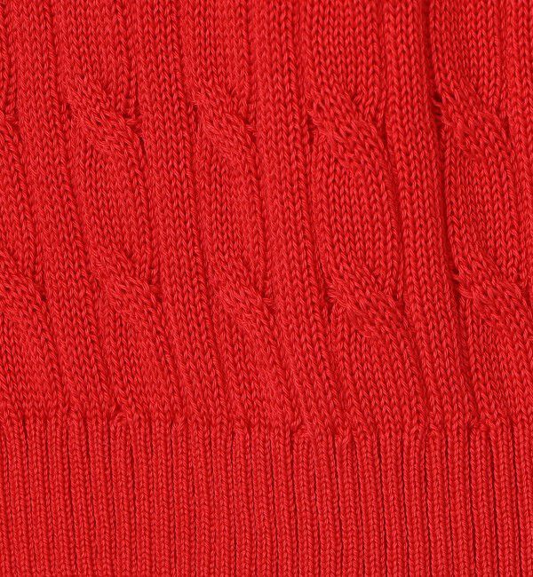 MACPHEE「ギザケーブル クルーネックカーディガン」|カーディガン|