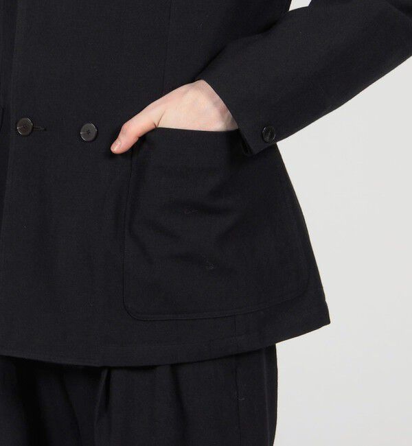 TOMORROWLAND MENS「ウールリネンコットン ダブルブレステッド 4Bジャケット」|テーラードジャケット|